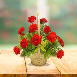 love red basket