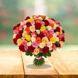 over love bouquet roses